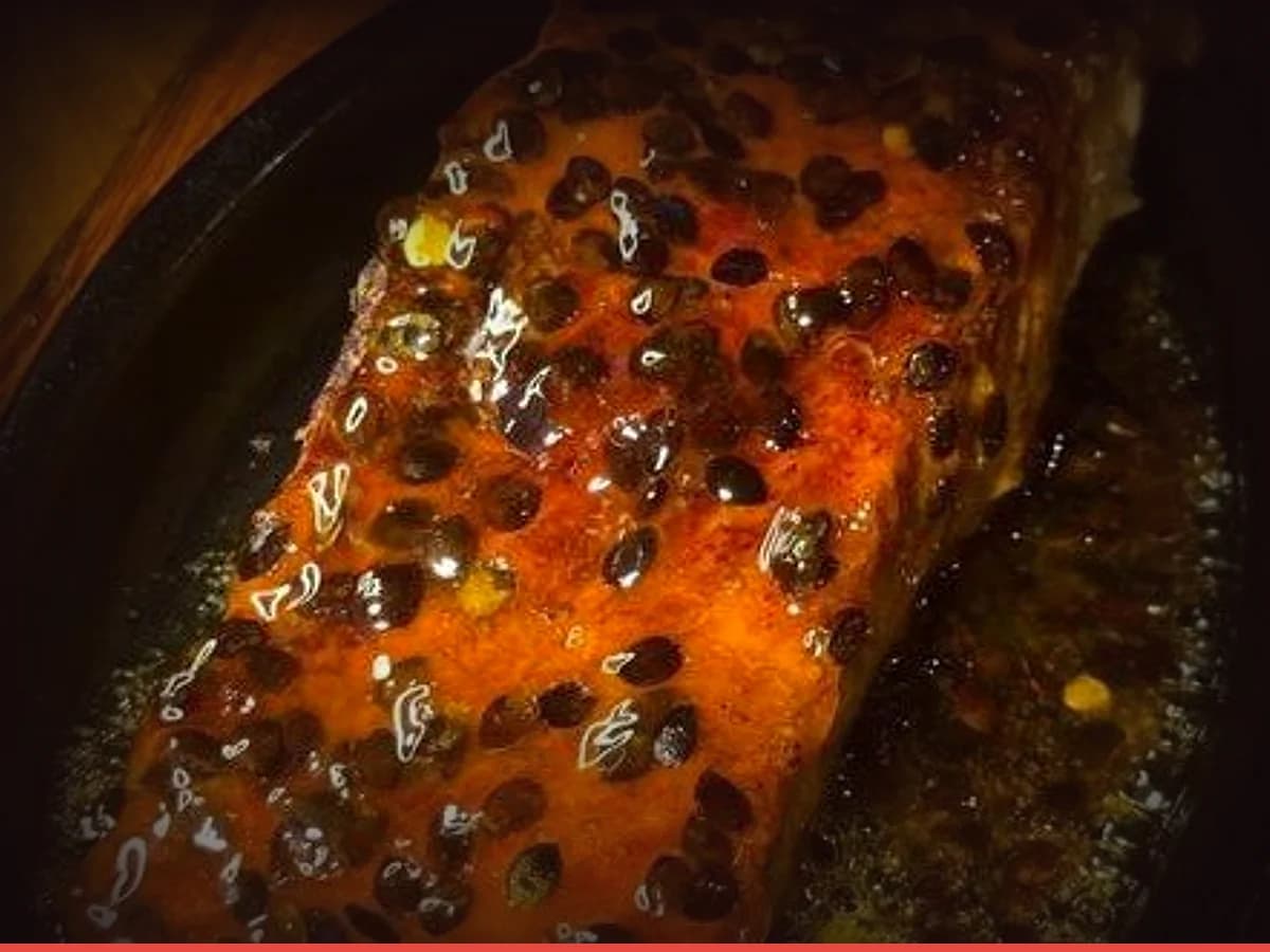 Salmão Grelhado ao Molho Maracuja