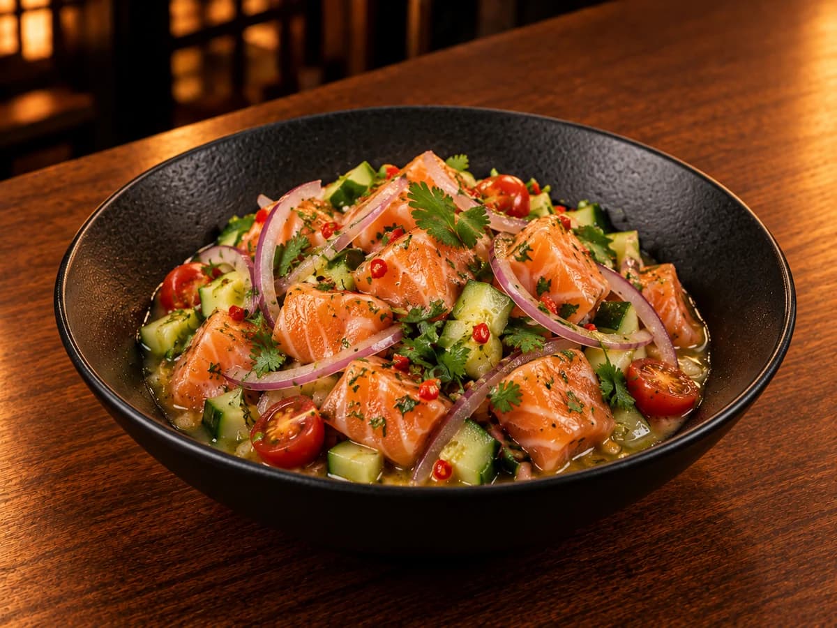 Ceviche de Salmão