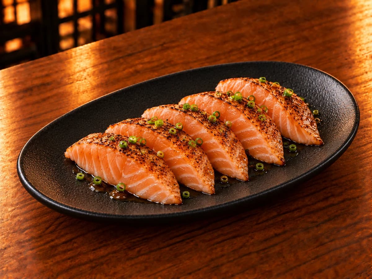 Sashimi Salmão Maçaricado
