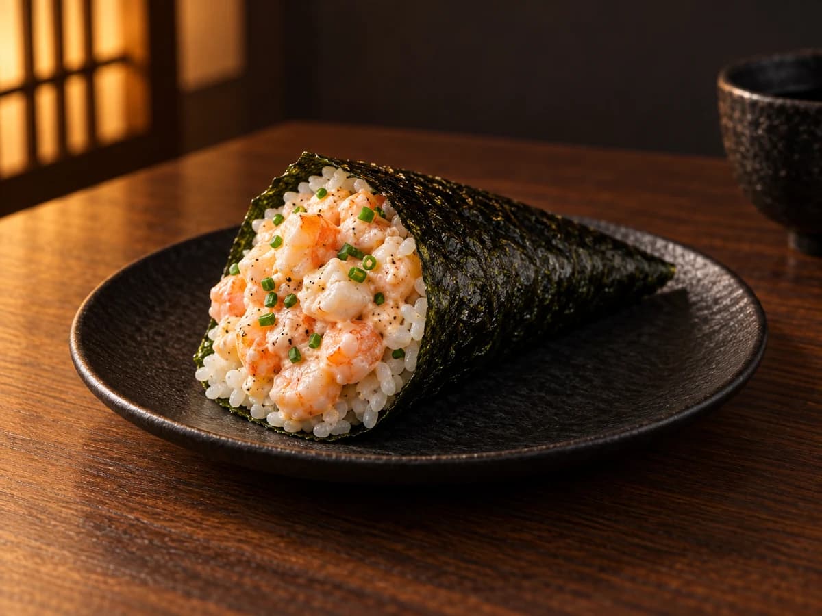 Temaki Camarão Cozido