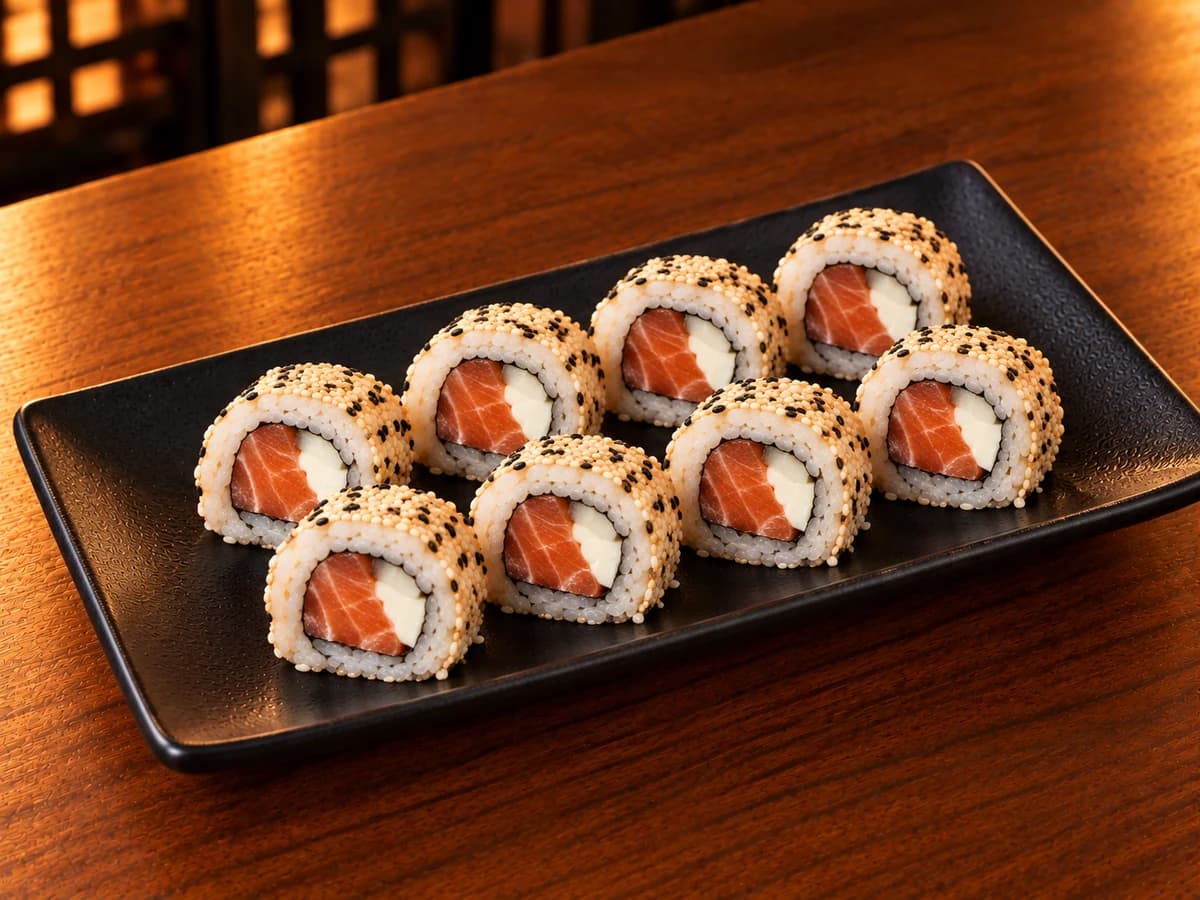 Uramaki Salmão Cream – 4 unidades