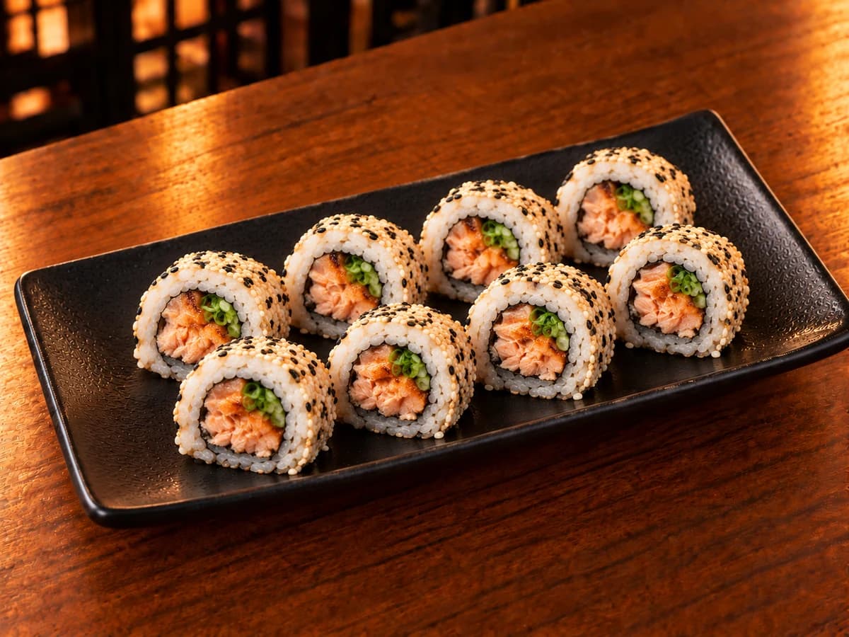 Uramaki Salmão Grelhado – 8 unidades